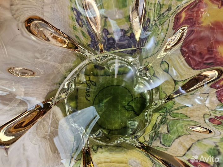 Ваза для фруктов Bohemia всплеск