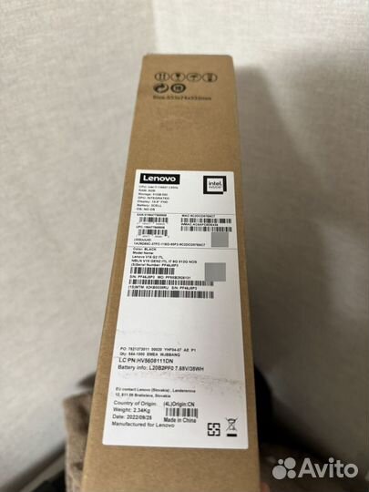 Ноутбук Lenovo V15 G2 ITL 82KB0038RU новый