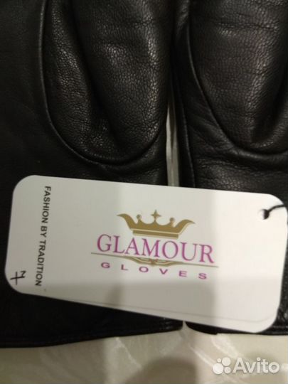 Кожанные женские перчатки