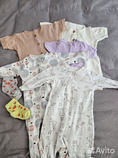 Детские вещи пакетом на девочку 80