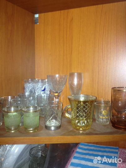 Рюмки, фужеры, стаканы