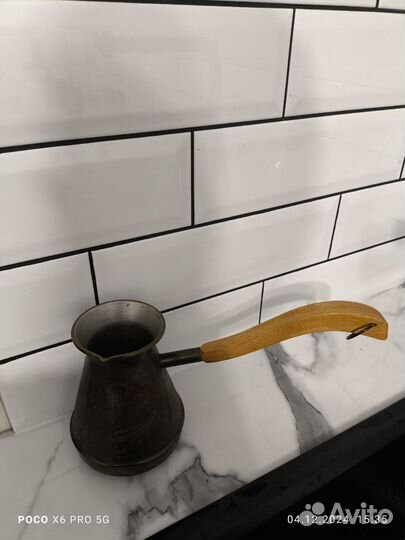 Медная турка 600 мл