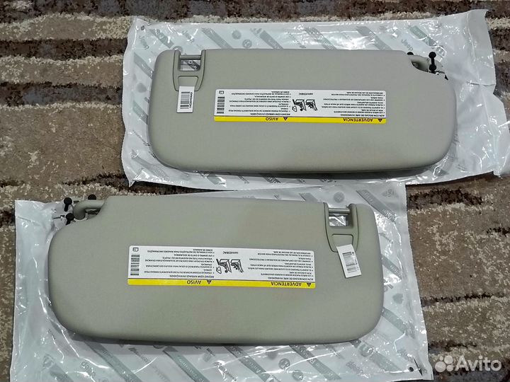 Комплект козырьков Jeep Grand Cherokee WK2 серых