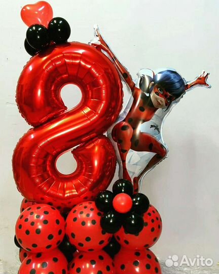 Воздушные шары Леди Баг и тд