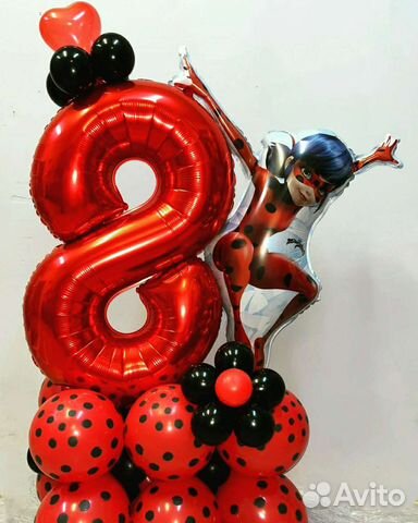 Воздушные шары Леди Баг и тд