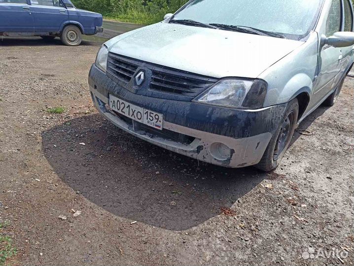 Бампер renault logan
