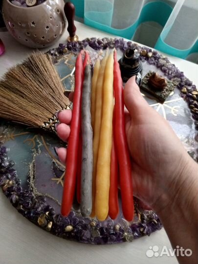 Свечи маканые из натурального Алтайского воска