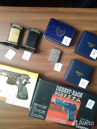 Зажигалки zippo, ronson