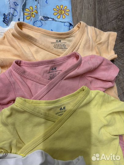 Одежда пакетом 0-6мес. (До 68 ) для девочки