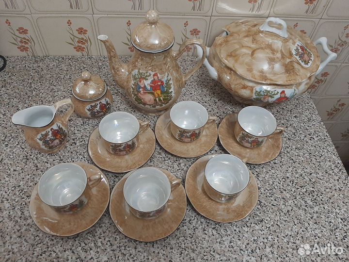 Чайный сервиз Польша Walbrzych + супница