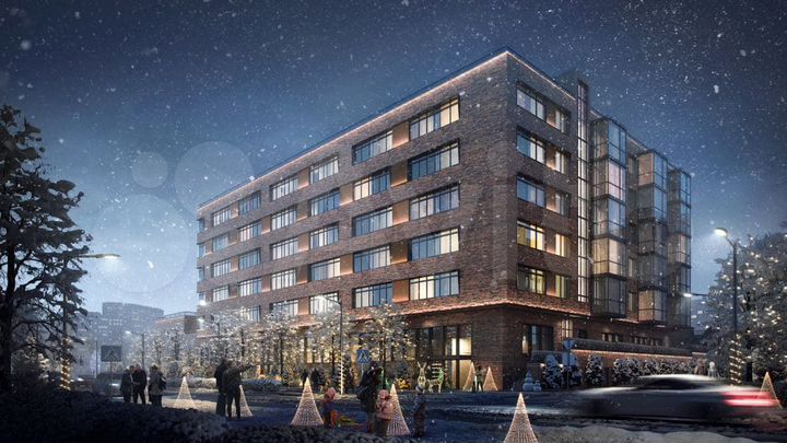 2-к. квартира, 76,8 м², 6/6 эт.