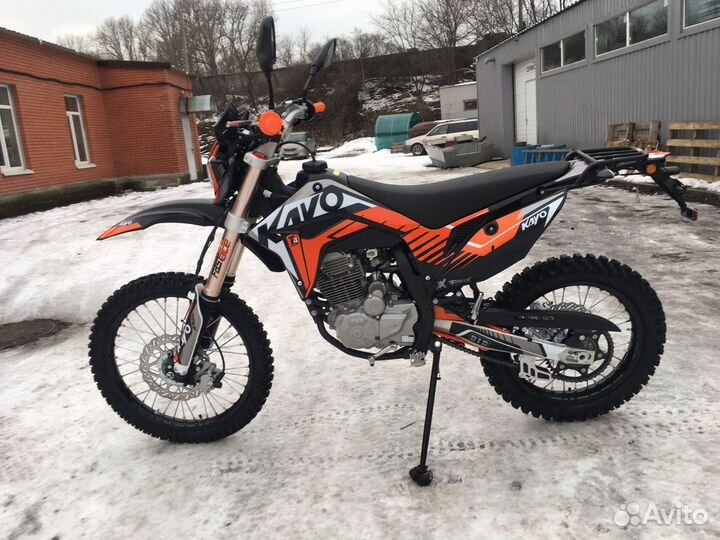 Мотоцикл кроссовый kayo T4 250 enduro PR