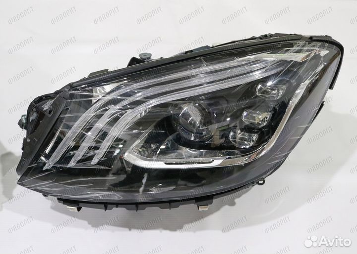 Фары рестайлинг Mercedes Benz S class w222