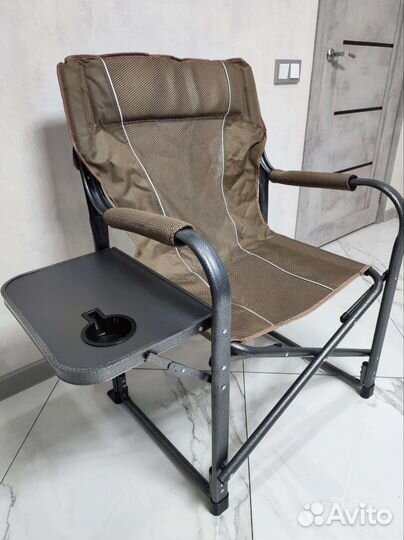 Туристический стул, складной, со столом