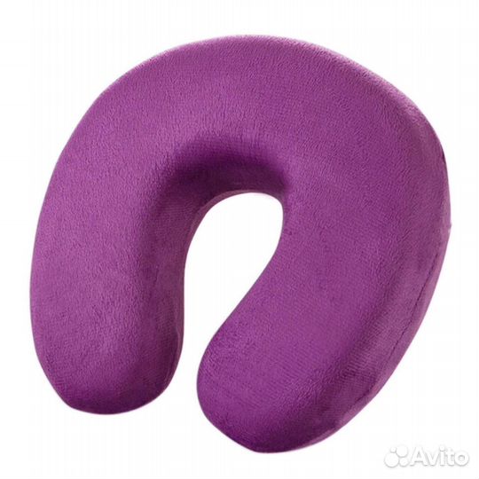 Ортопедическая подушка-рогалик с эффектом памяти