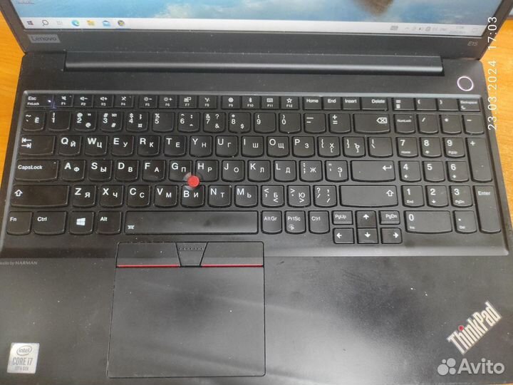 Ноутбук Lenovo ThinkPad E15 i7 10510u