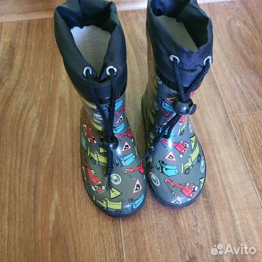 Детские резиновые сапожки 23 р-р