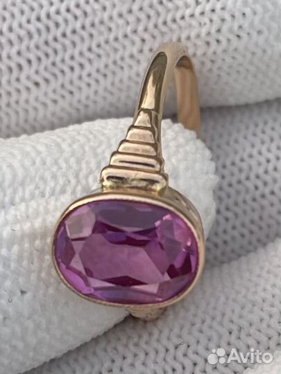 Золотое кольцо СССР 583 пробы 3,15гр 19,5размер