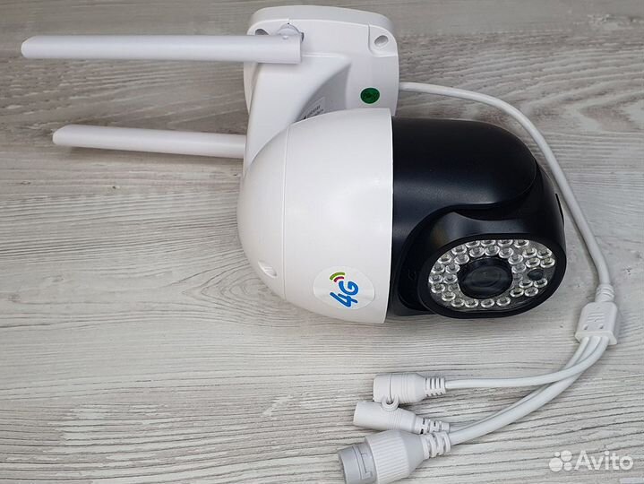 Камера видеонаблюдения 4G поворотная с сим картой