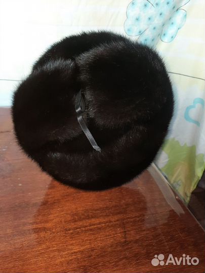 Норковая шапка мужская ушанка