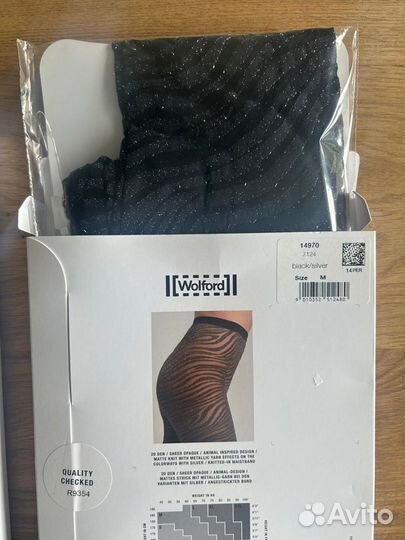 Колготки wolford новые М