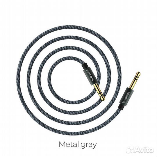 Аудио-кабель borofone BL3 Audiolink, AUX, 1 м