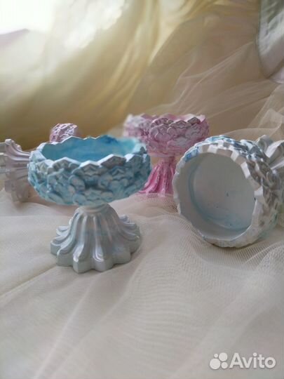 Гипсовые кашпо