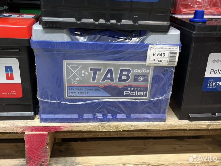 Аккумулятор TAB Polar 75Ah 700A (EN)