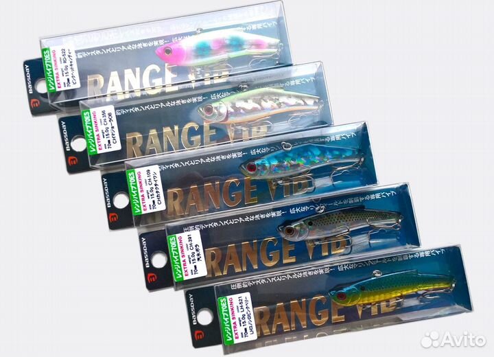 Вибы Bassday Range Vib 70ES (8 цветов). Оригинал