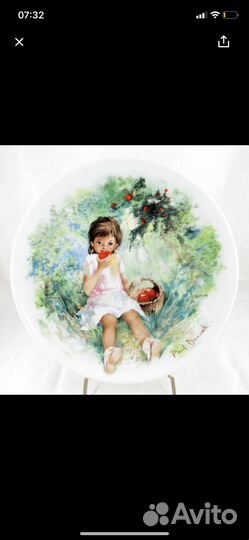 Тарелки серии «Лимож. Дети Дюранда»