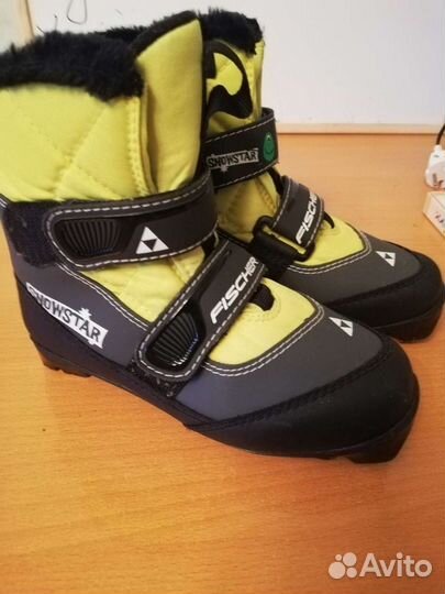 Лыжные ботинки fischer детские 33 размер
