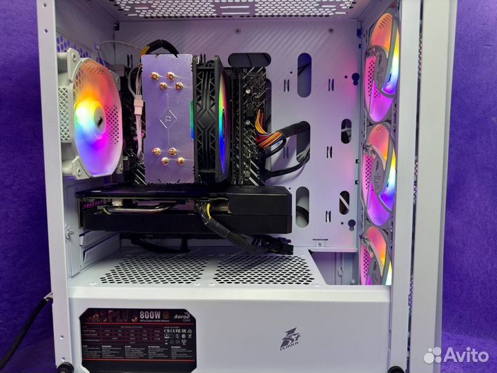 Мощный игровой компьютер RTX 3060 ti + i5 12400f