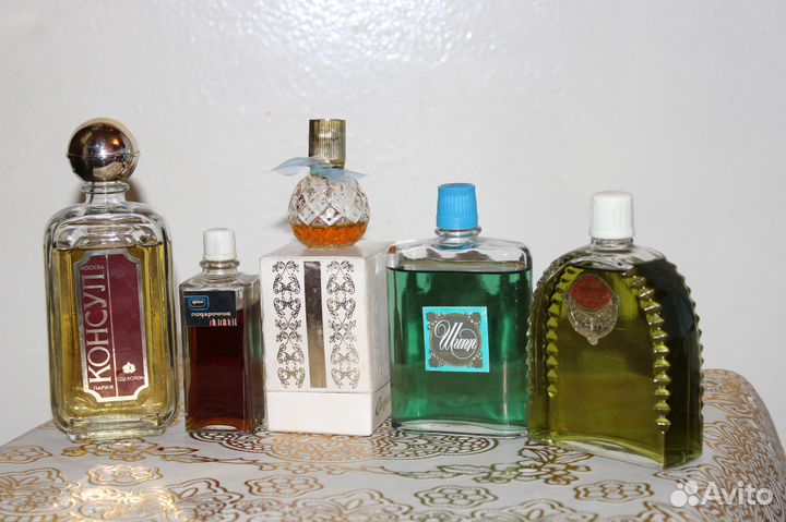 Одеколон, Духи СССР