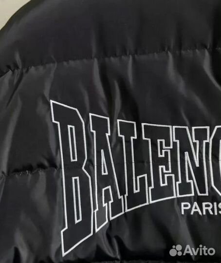 Пуховик Balenciaga 24FW Logo Puffer Long