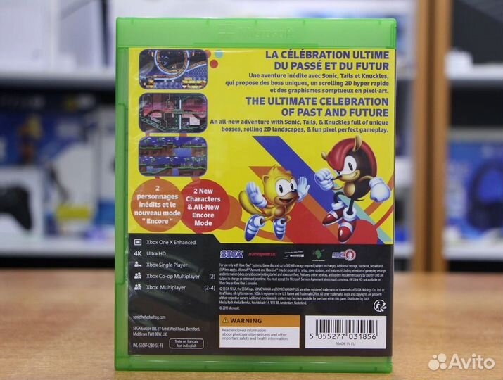 Sonic Mania Plus (xbox ONE, англ, бу)