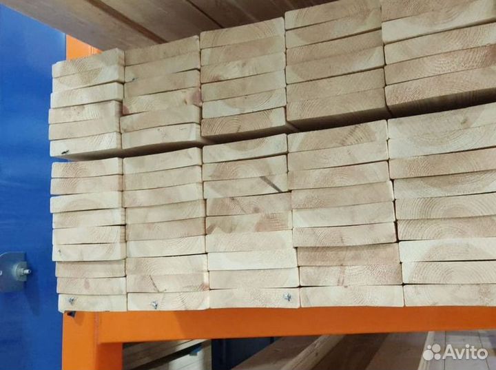 Доска строганая 45*195*3000 мм сорт C скругление