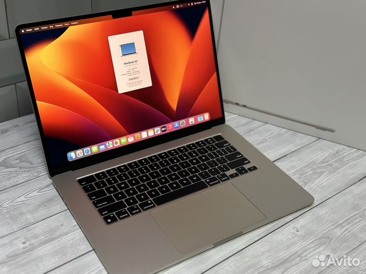 Apple MacBook air 15 2023 8/256 9 циклов