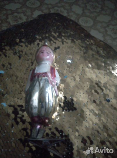 Редкая, старинная, елочная игрушка