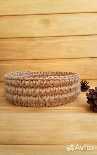 Поднос из джута