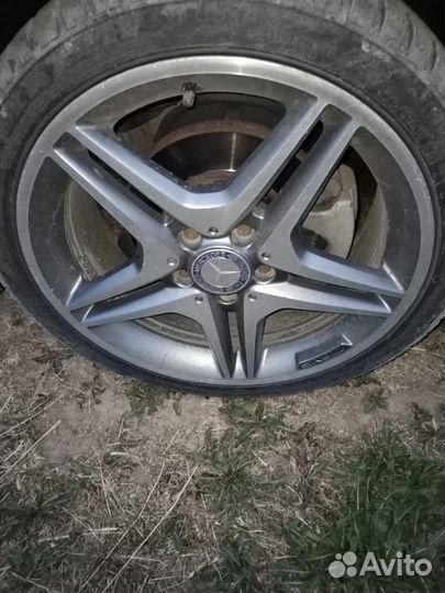 Оригинальные диски amg r18 на Mercedes