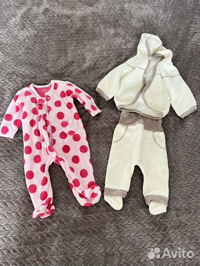 Вещи пакетом на девочку 56 62 68