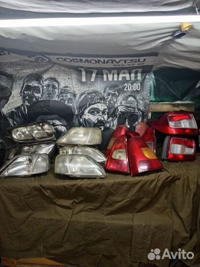 Фары, задние фонари на renault logan