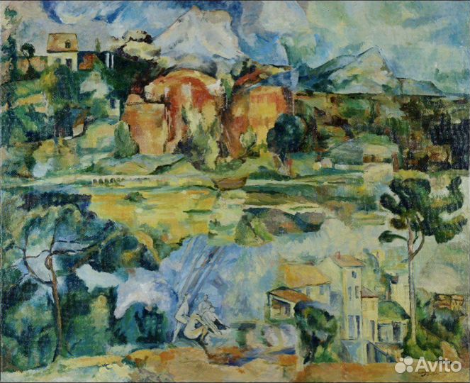 Картина «Коллаж. Посвящение Сезанну»