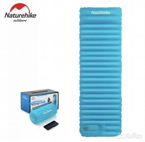 Утепленный туристический коврик Naturehike