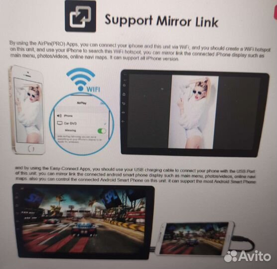 Штатная автомагнитола, Toyota, Andndroid 2din, 9 