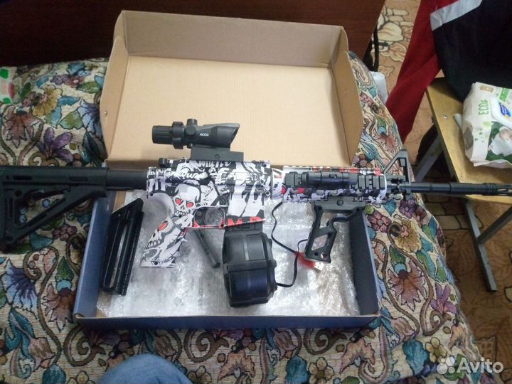 Детский автомат M4 на орбизах