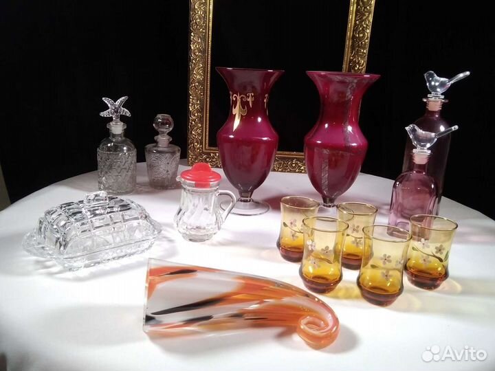 Фарфоровая и стеклянная посуда