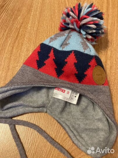 Шапка зимняя для девочки Reima 50 размер