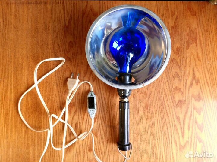 Лампа синяя медицинская для прогревания СССР