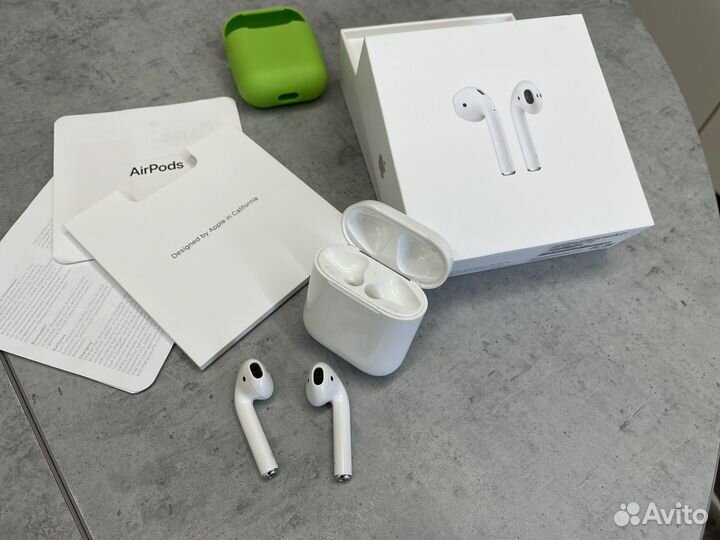 Беспроводные наушники apple airpods 2